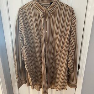 Roundtree & Yorke Multicolor Striped Men's Shirt